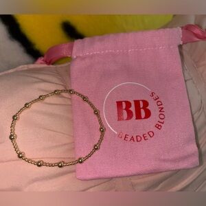 Beaded Blondes June Bracelet in Gold